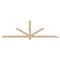 Ekena Millwork Kennewick Smooth Timber Gable Bracket, Douglas Fir, 96"W x 28"H x 3 1/2"D x 3 1/2"F, 7/12 Pitch GBW096X28X0404KEN00SDF - alternate 1